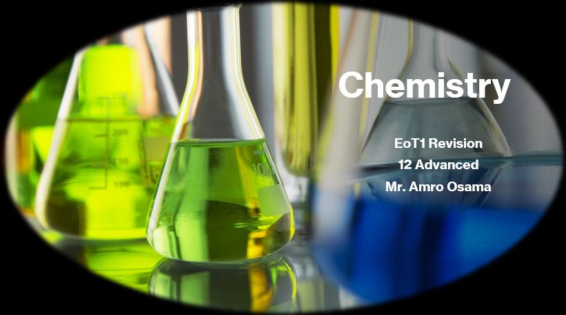 مراجعة هيكل الكيمياء 12 متقدم