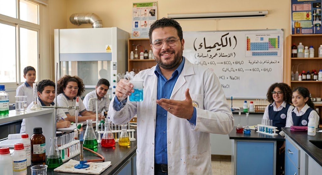 الكيمياء بالعربي 2026-2027 الاستاذ عمرو اسامة