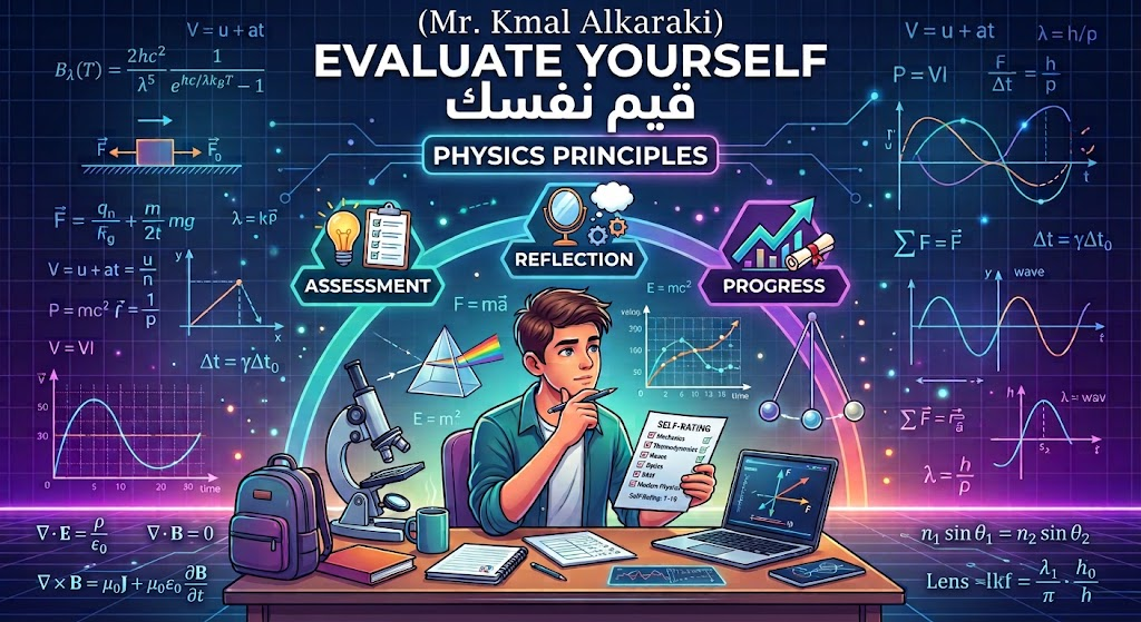 قيم نفسك Evaluate yourself الفيزياء